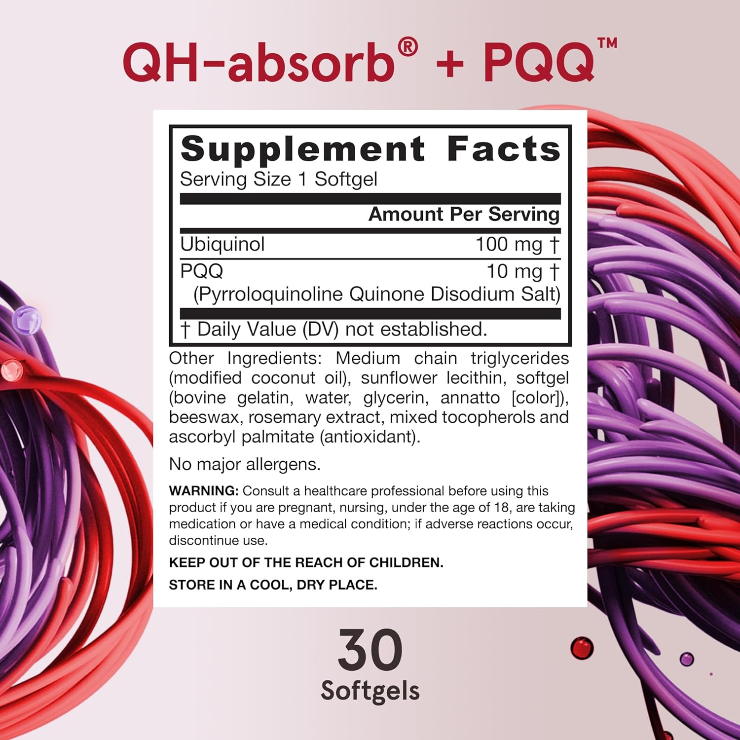 Buy now Jarrow Formulas QH-absorb + PQQ - 30 Softgels - Dietary Supplement Supports Mitochondrial Biogenesis, Energy Production & Cardiovascular Health - Up to 30 Servings at indiglob india