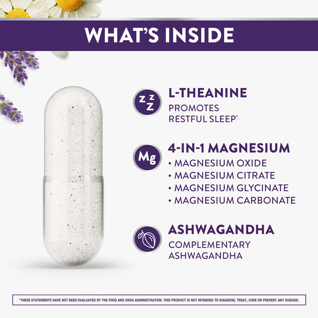 Buy now ZzzQuil Pure Zzzs, +Magnesium Capsules, L-Theanine and Magnesium, Sleep Aid, 4-in-1 Magnesium: Citrate, Bisglycinate, Oxide, and Carbonate, Sleep Aids for Adults, 90 Sleep Capsules at indiglob india