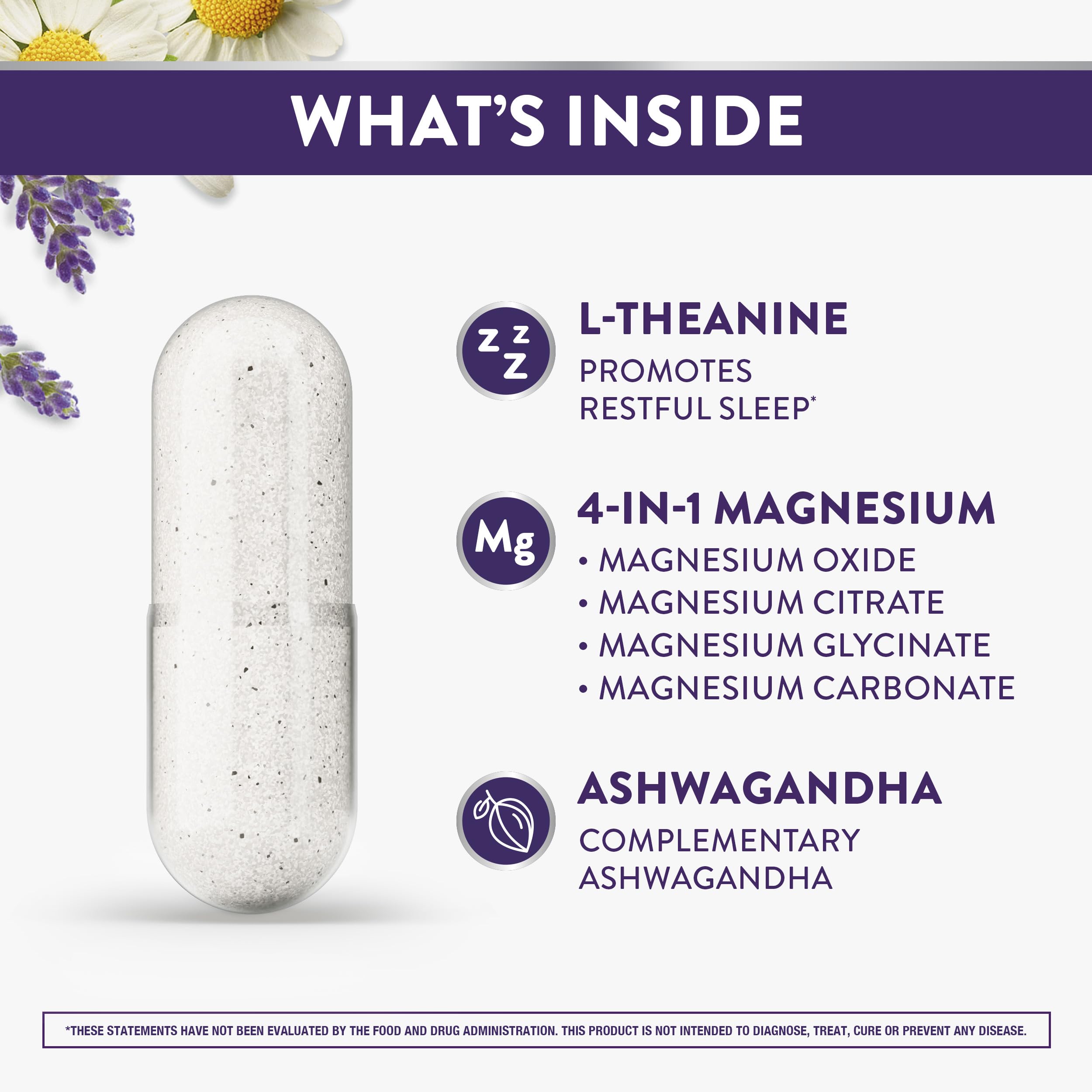 Buy now ZzzQuil Pure Zzzs, +Magnesium Capsules, L-Theanine and Magnesium, Sleep Aid, 4-in-1 Magnesium: Citrate, Bisglycinate, Oxide, and Carbonate, Sleep Aids for Adults, 90 Sleep Capsules at indiglob india