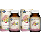 Garden of Life Organics Women's Multivitamin, USDA Organic, 120 Tablets | Vitamin C, D3, Folate, B12, Biotin & Iron, Energy, Heart Health & Radiant Skin, Non-GMO, Vegan