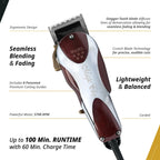 Wahl Professional 5 Star Magic Clip Corded Fade Clipper for Men,Model 8451