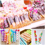 200 Pcs Thickened Pretzel Rod Bags - 2x10 Inches, Self Sealing Cellophane, Clear Individual Bags for Chocolate, Candies, Cookies