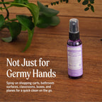 Dr. Bronner's - Organic Hand Sanitizer Spray (Lavender, 2 Ounce, 2-Pack) - Simple and Effective Formula, Cleanses & Sanitizes, No Harsh Chemicals, Moisturizes and Cleans Hands