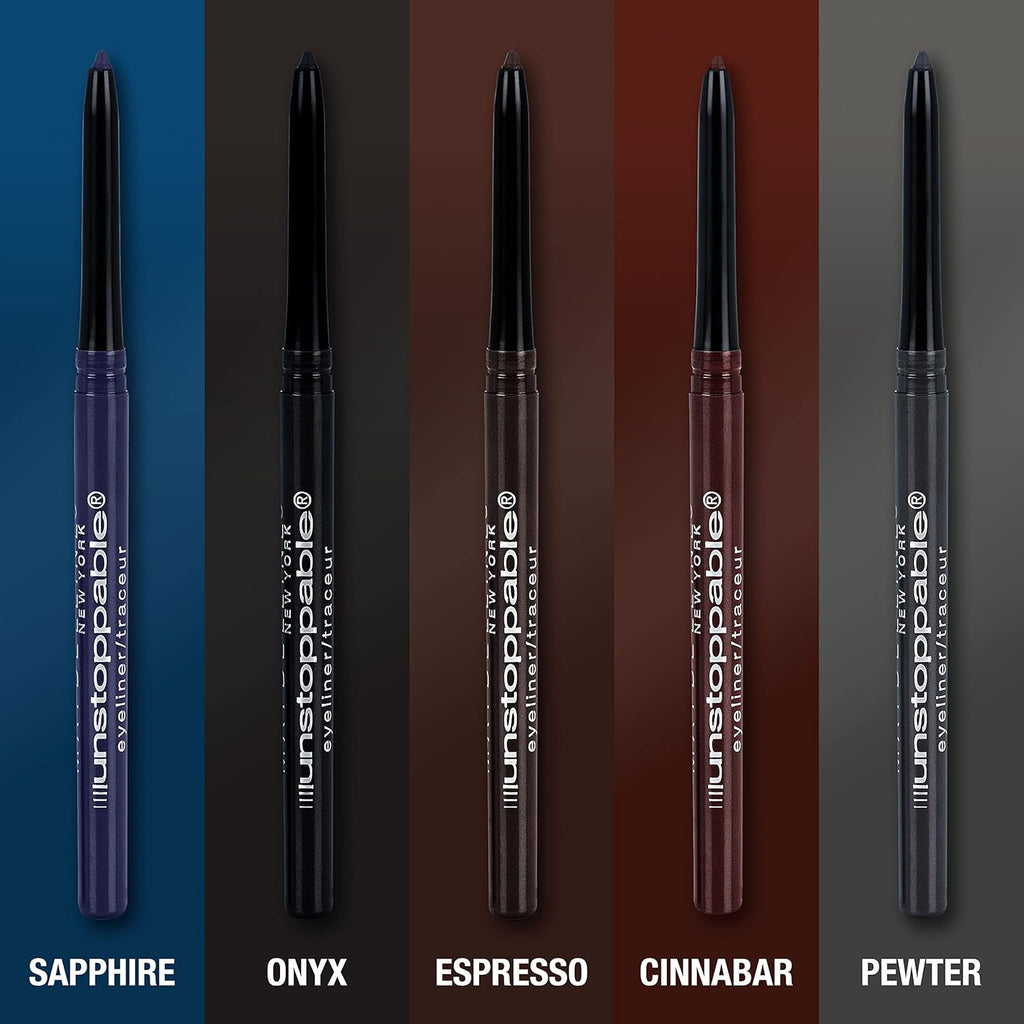 Buy now Maybelline Unstoppable Waterproof Mechanical Black Eyeliner Pencil, Easy to Apply, Smooth Glide, Up to 24 Hour Wear, Onyx at indiglob india