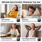 Heated Eye Mask, Cordless Rechargeable Eye Compress