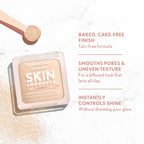 COVERGIRL TruBlend Skin Enhancer Baked Luminous Finishing Face Powder, with Hyaluronic Acid and White Rose Extract, Sheer & Buildable - 530 Cocoa Brownie