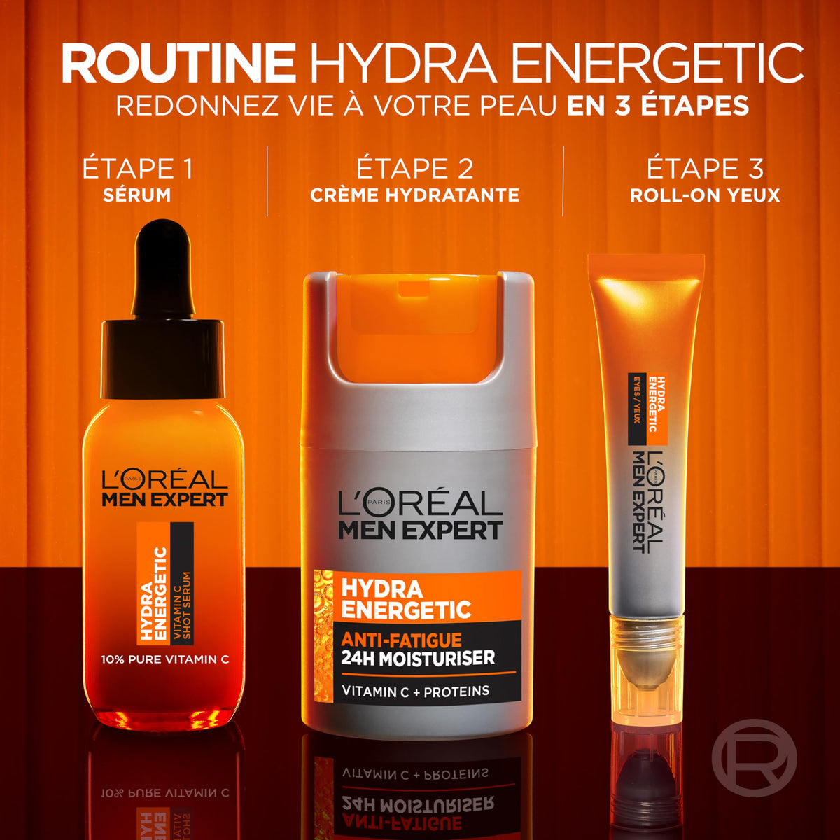 L'Oreal Paris Men Expert Hydra Energetic Daily Anti-Fatigue Moisturizing Lotion, 1.6 Ounce