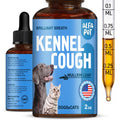 Kennel Cough Medicine for Dogs Helps with Dry, Wet, Barking Cough – Cat and Dog Cough Medicine Soothes and Calms Irritated Throat – Herbal Treatment Supports Breathing and Clears Airways – 2-oz Bottle