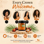 100% Raw Batana Oil for Hair from Honduras, 4.06 Fl Oz, Bright Coffee | Moisturizing Hair Mask, Adds Shine & Softness, Unrefined Conditioning Scalp Oil