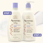 Buy now Aveeno Baby Nighttime Calming Comfort Bath, Body & Hair Wash with Relaxing Lavender & Vanilla Scents & Natural Oat Extract, Tear-Free Formula, Paraben-, Phthalate- & Soap-Free, 18 Fl. Oz at indiglob india