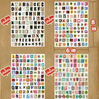1920pcs Scrapbook Letter Stickers Ransom Alphabet Junk Journal Supplies