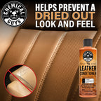 Buy now Chemical Guys Leather Cleaner and Conditioner Kit - 2 Bottles (4 oz Each), Car Cleaner and Conditioner, Safely Cleans & Conditions Leather Car Interiors, Furniture, Shoes, Boots, Bags, Apparel & More at indiglob india
