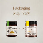 Beef Tallow for Skin - Tallow and Honey Balm For Face - Gift Ready - Tallow Face Moisturizer - Beef Tallow Moisturizer - Tallow Balm - Grass Fed Beef Tallow For Skin - Tallow Face Cream Lotion