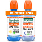 TheraBreath AM + PM Mouthwash Bundle, 16 fl oz, 2-Pack
