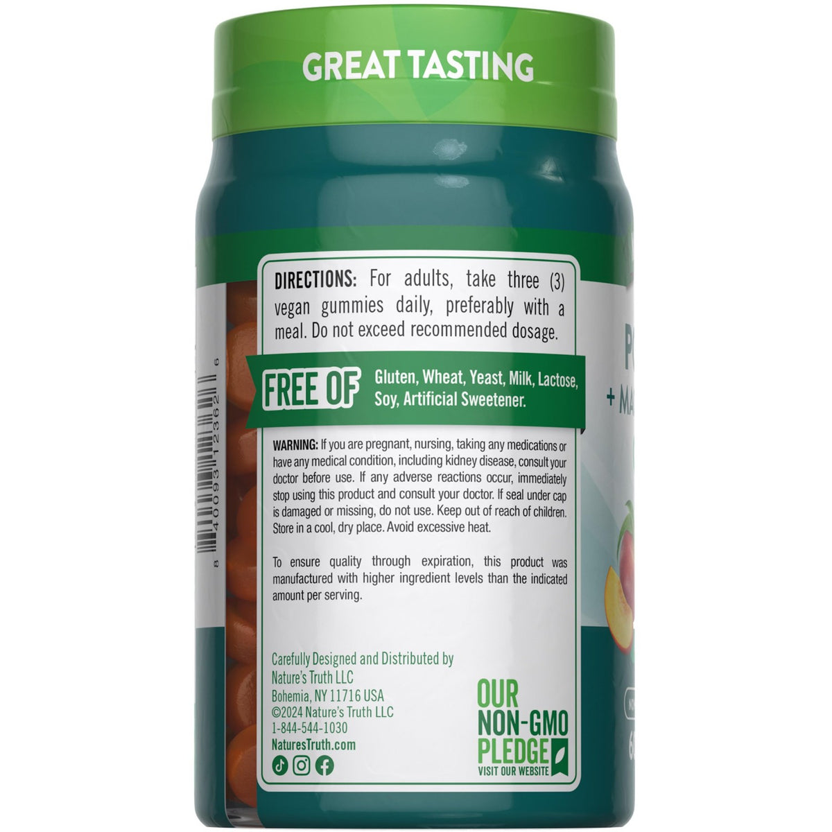 Nature's Truth Potassium Magnesium Citrate Gummies | 60 Count
