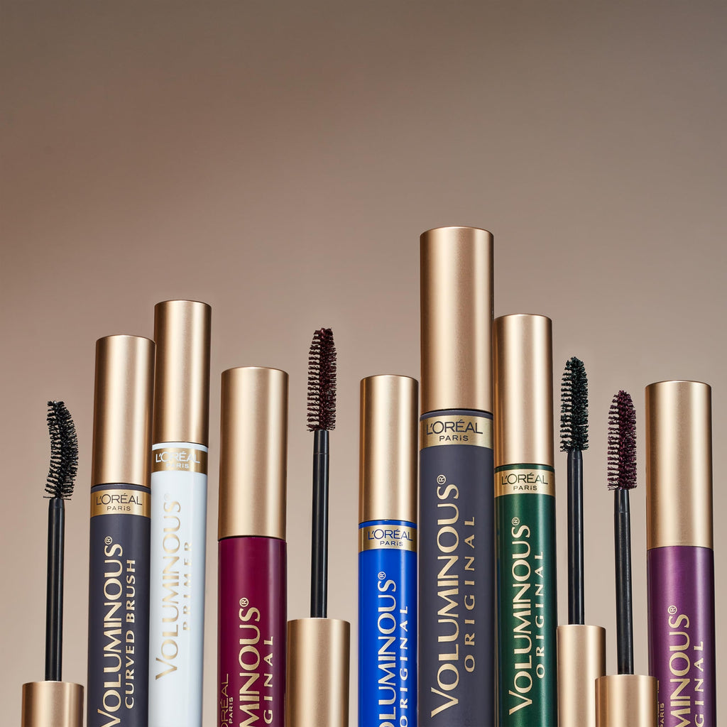 L'Oreal Paris Makeup Voluminous Original Curved Brush Mascara, Black, 0.28 Fl Oz