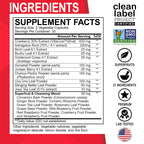 Kidney Cleanse Detox Support Supplement - Natural Cranberry, Juniper Berries, Buchu & Uva Ursi Extract to Support Kidneys, Bladder & Urinary Tract Health Supplements - Herbal Renal Blend Formula Pills
