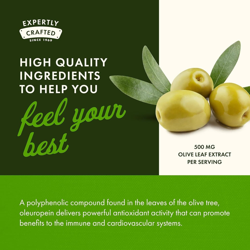 Buy now Swanson Olive Leaf Extract Capsules with 20% Oleuropein - Provides Immune Support, Promotes Cardiovascular System Health, and Supports Healthy Blood Pressure - (120 Capsules, 500mg Each) at indiglob india