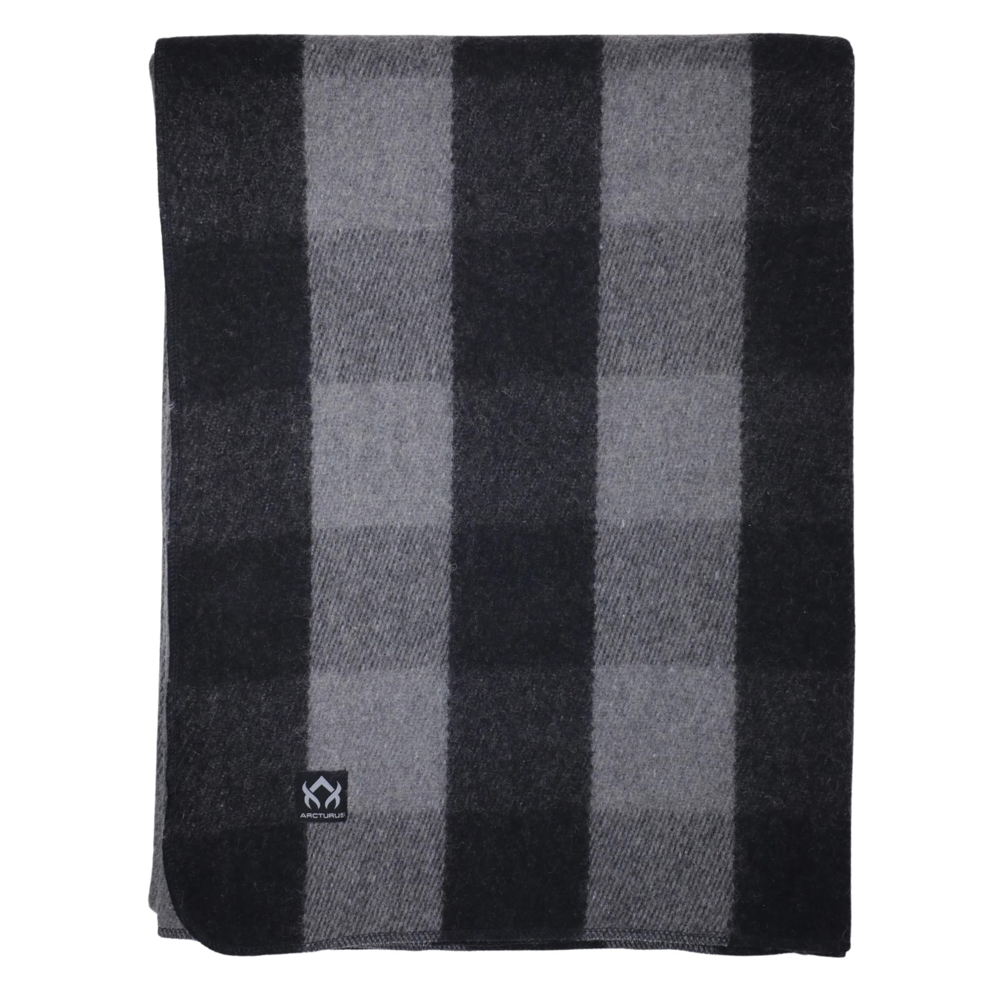 Buy now Arcturus Military Wool Blanket - Warm, Thick, Washable - Great for Outdoors, Camping, Stadium Blanket, Picnics, Travel - Car & Bushcraft Survival Kits Plaid Gray Buffalo at indiglob india