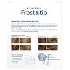 Clairol Nice'n Easy Frost & Tip Hair Dye, Light Blonde to Medium Brown, 1Pk