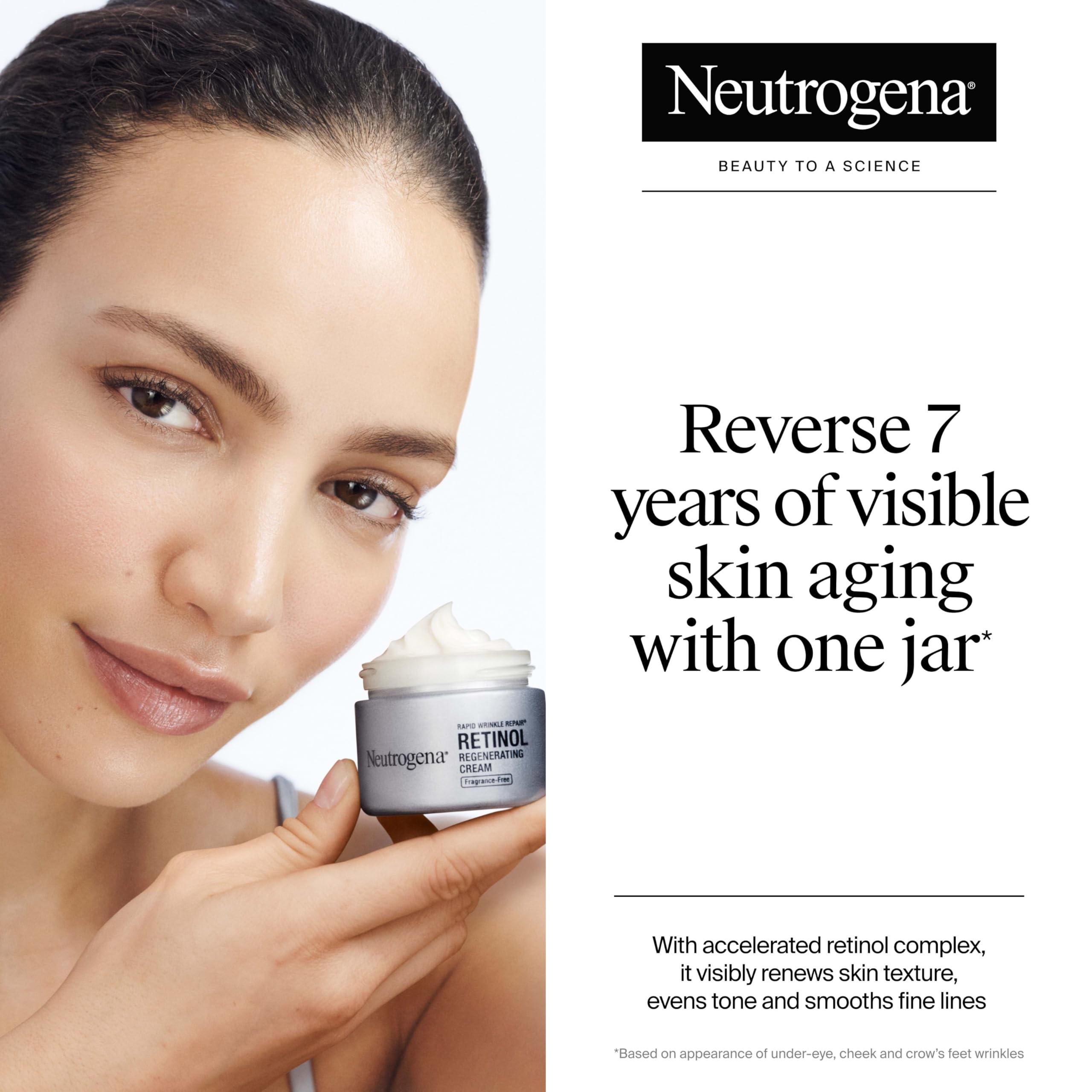 Buy now Neutrogena Rapid Wrinkle Repair Retinol Face Moisturizer, Fragrance Free, Anti-Aging Face Cream with Retinol & Hyaluronic Acid, 1.7 oz + Trial Size Hydro Boost Facial Cleanser, 0.5 fl. oz at indiglob india
