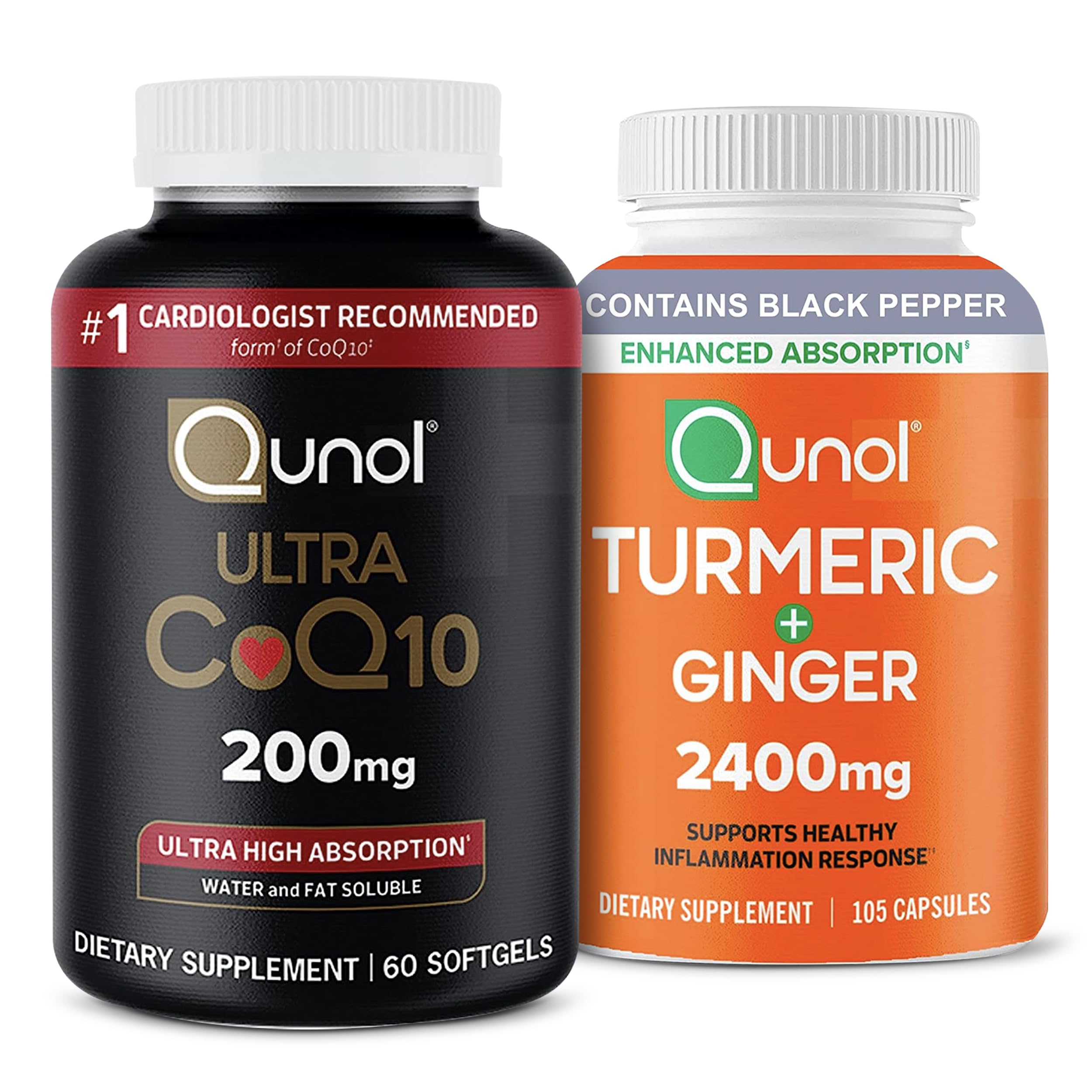 Qunol Ultra CoQ10 200mg, Ultra-High Absorption, Antioxidant, 60 Softgels | #1 Cardiologist Recommended Supplement for Heart Health, Coenzyme Q10 Supplement to support Vascular Health & Cellular Energy