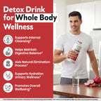 Herbal Clean Qcarbo32 Same-Day Detox Cleanse Drink (32 fl oz) - Dragon Flavor Full Body Cleanse* Detox Drink for Frequent Toxin Level*, Vitamin B2 and Vitamin B12 for Men & Women
