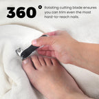 Buy now EZ Grip 360 Degree Rotary Stainless Steel Sharp Blade Fingernail Toenail Clipper, Trimmer and Cutter at indiglob india