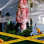 2 Packs 6ft Dead Body Bags Hanging Corpse Props Scary Halloween Decorations