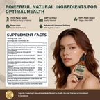 Natural Lymphatic Drainage 11-in-1 Herbal Liquid Supplement - 90 Day Supply | with Cleavers,Elderberry, Echinacea, Dandelion, Calendula & Burdock, Supports Lymphatic Health, Detox & Daily Wellness
