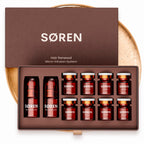SØREN Micro Infusion Hair Renewal System by SOREN – Saw Palmetto & Peptide Scalp Treatment Kit | Supports Fuller, Thicker-Looking Hair | Gold Microinfuse Applicator | 3 Month Supply