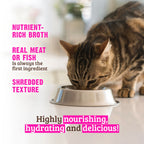 Rawz Natural Premium Canned Cat Wet Food Shredded -12 Pack Cans Variety Pack -4 Flavors with Yow Pet Lid- (Tuna & Salmon, Chicken & Liver, Tuna & Chicken, Chicken)- (3oz Cans)