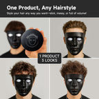 BlackMask Hair Clay for Men (3.52 oz) Matte Finish with Strong Hold, Hair Styling Clay, Adds Texture & Volume