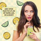 Legendairy Milk She's Thirsty Lemon Lime, No Sugar Added Electrolytes Powder Packets Coconut Water Mix for Women, Instant Hydration Packets, Immune Support, Pregnancy Safe, 18 Ct