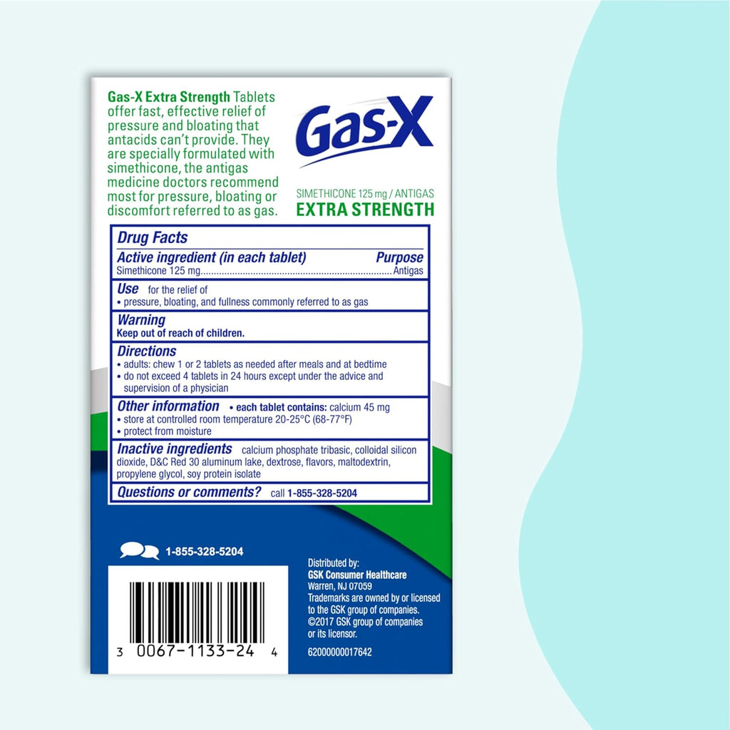 Buy now Gas-X Extra Strength Gas Relief Softgels with Simethicone 125 mg for Bloating Relief - 72 Count at indiglob india