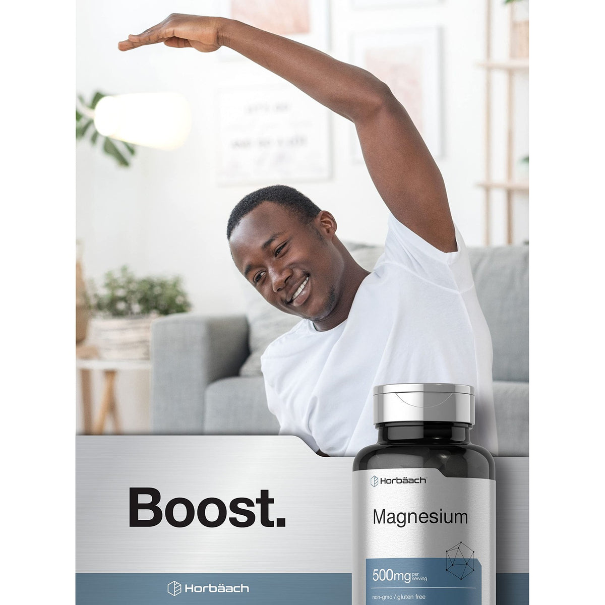 Horbäach Magnesium 500mg | 180 Caplets