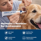 Animapet Ointment for Dogs | Dog Yeast Infection Treatment | Supports Ear Discomfort, Itchy Skin, Hot Spots | 1.01 fl oz