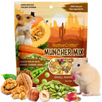 Exotic Nutrition Muncher Mix (3.5 oz) - Natural & Nutritional Treat for Hamsters, Gerbils, Rats, Degus, and Squirrels