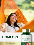 Carlyle Grapefruit Seed Extract | 120 Capsules | Maximum Strength