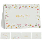ZICOTO Beautiful Thank You Card Set With Envelopes and Stickers - Set of 20