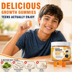 Height Growth Gummies (90 Count), Calcium 300mg, Magnesium Glycinate 50mg, Zinc, Ashwagandha, Vitamin D3 K2, Height Support Multivitamin, Bone Strength and Growth Supplement for Teens, Adults