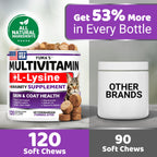 Cat Multivitamin Chews - Cat Vitamins and Supplements - Taurine & Lysine