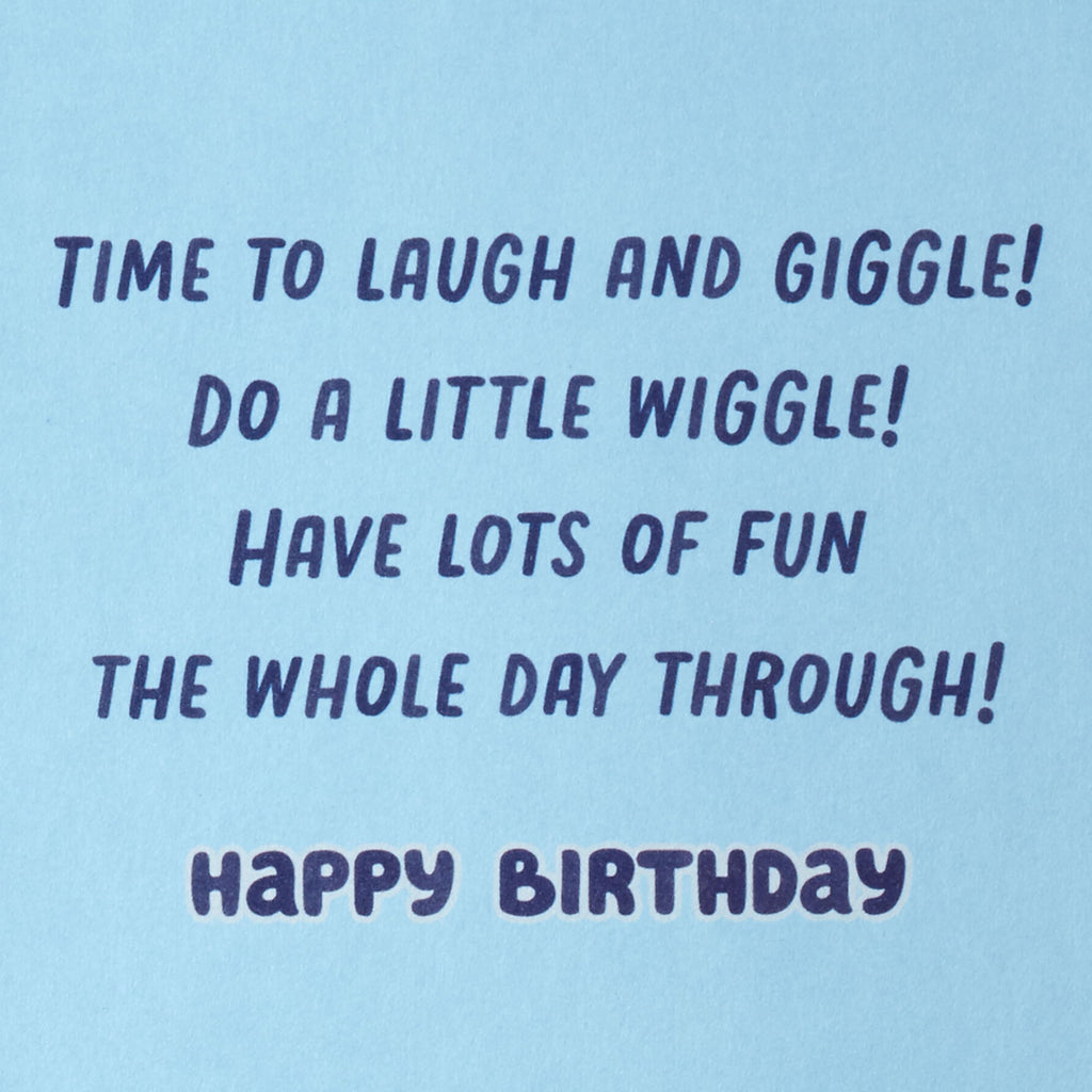 Hallmark Bluey Birthday Card for Kids (Musical with Light, Hip Hooray)