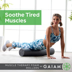 Gaiam Restore Foam Roller, Muscle Recovery, 36" Long