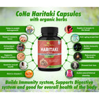 Organic India Haritaki Capsules 2250MG, Rejuvenation, Improving Digestion, Maintains Regularity | Non-GMO Vegan Gluten-Free Herbs and Supplements, 120 Caps