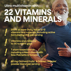 Nature's Way Alive! Men's 50 Plus Ultra Potency Multivitamin, 150 ct | Complete High Potency Formula with Vitamin D3, C, E, Methyl B12, Supports Cellular Energy, Heart, Brain, and Eye Health*