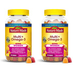 Nature Made Womens Gummy Multivitamins with Omega-3, 150 Gummies | Multivitamin for Women for Daily Nutritional Support, Strawberry, Lemon & Orange Flavors, 75 Day Supply