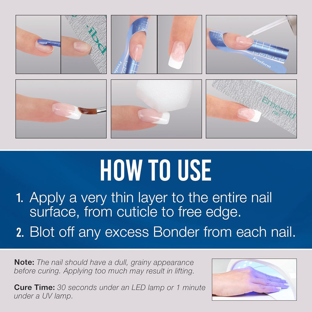 Buy now IBD LED/UV Bonder â€“ Nail Primer for Gel Polish and Acrylic Nails, Nail Bonder for Long-Lasting Adhesion, 0.5 oz at indiglob india
