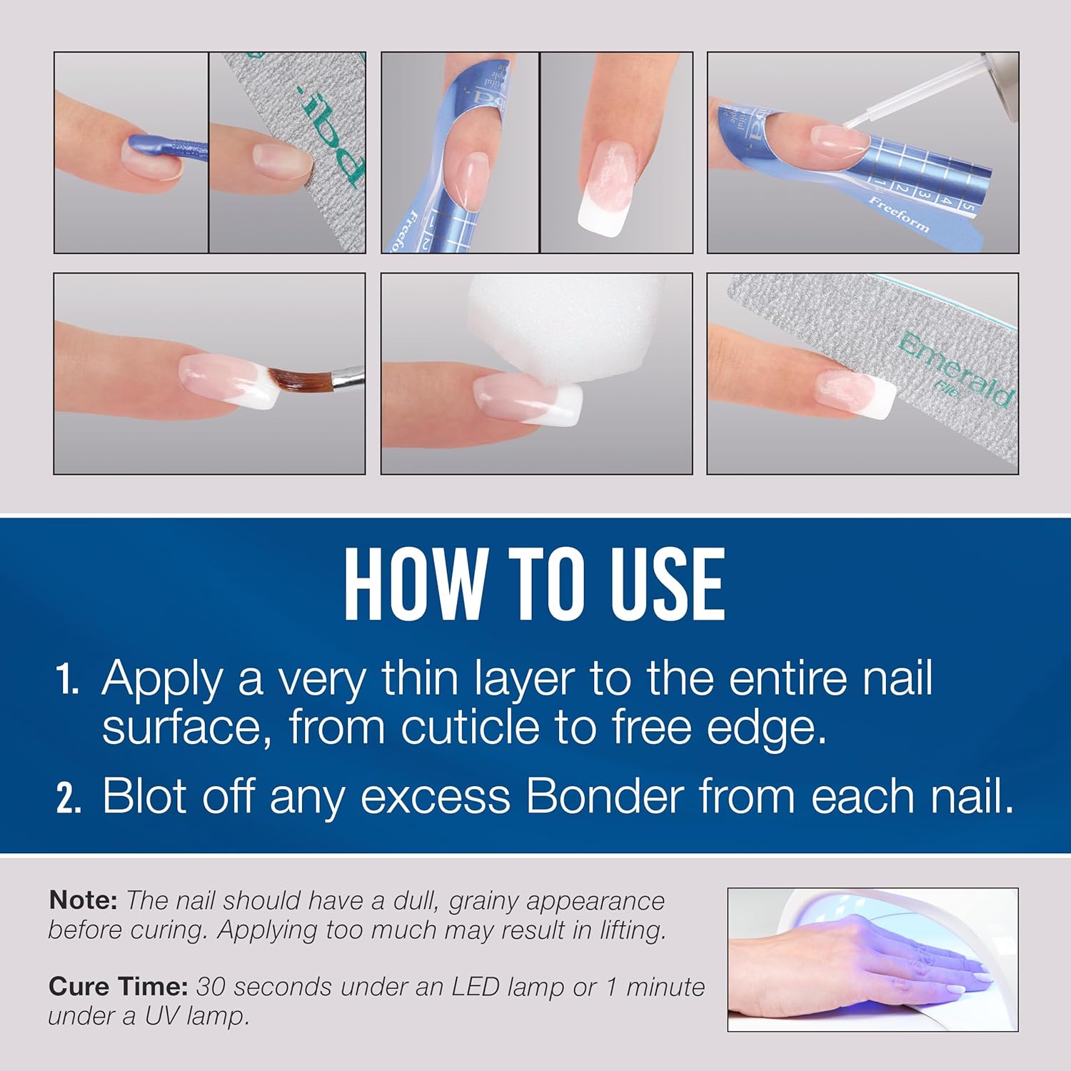 Buy now IBD LED/UV Bonder â€“ Nail Primer for Gel Polish and Acrylic Nails, Nail Bonder for Long-Lasting Adhesion, 0.5 oz at indiglob india