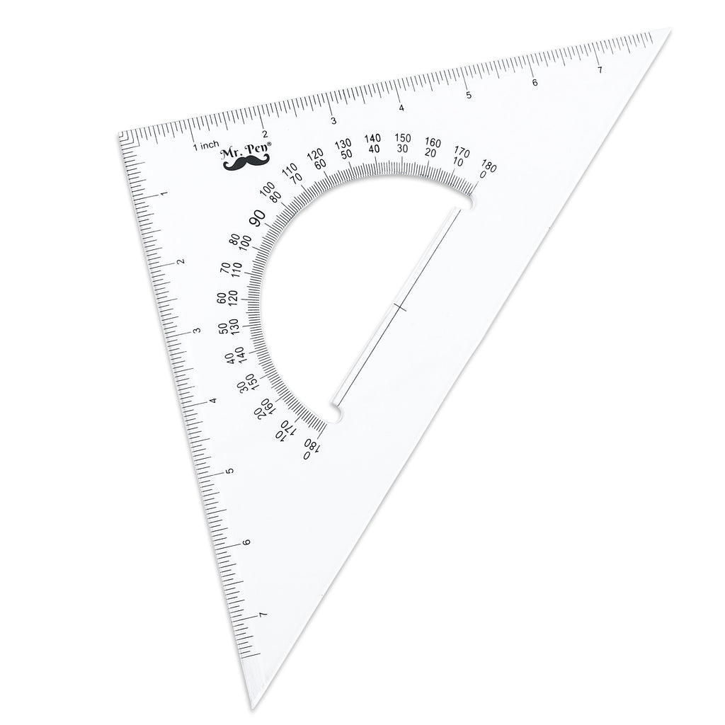 Mr. Pen Architectural Triangular Ruler Set with 12 Inch Triangular Scale